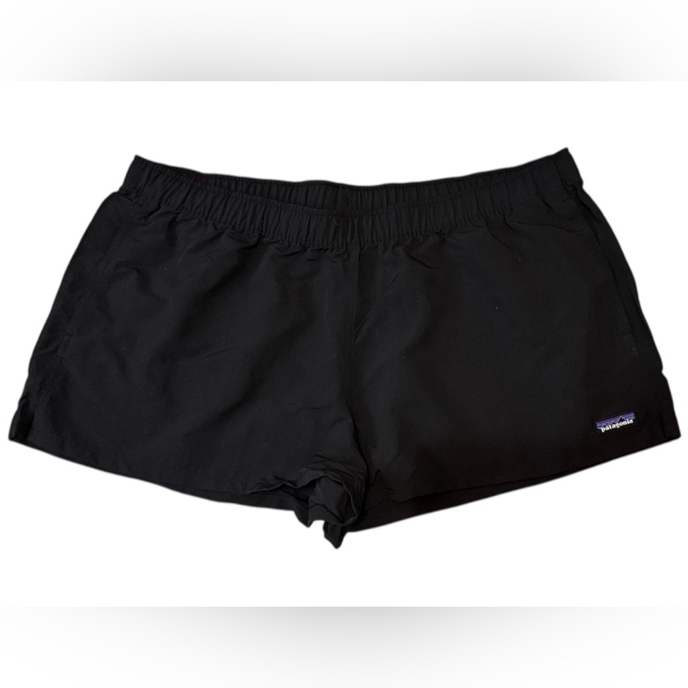 NWT Patagonia Women's Baggies Black Active Stretch Shorts XL